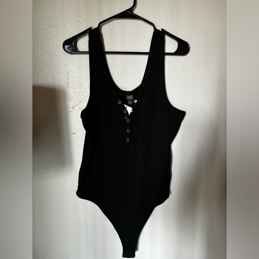 Wild Fable | Ribbed Tank Bodysuit